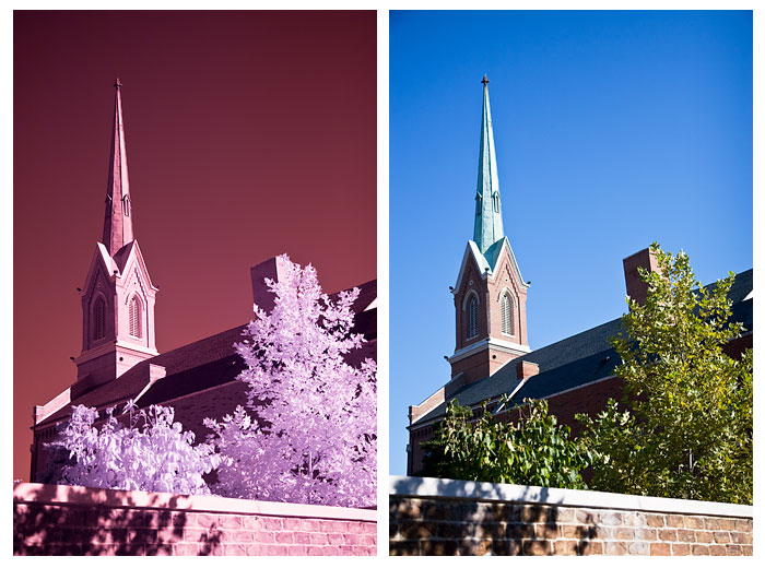 Visible Versus Infared Light